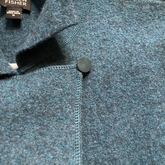 Vintage Eileen Fischer Wool long sleeve jacket - size s - Picture 3 of 7
